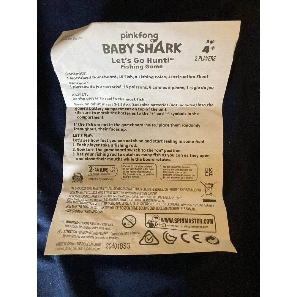 Baby Shark’s Big Show! Let's Go Hunt! Fishing Game | 4+ Years | 2 Players